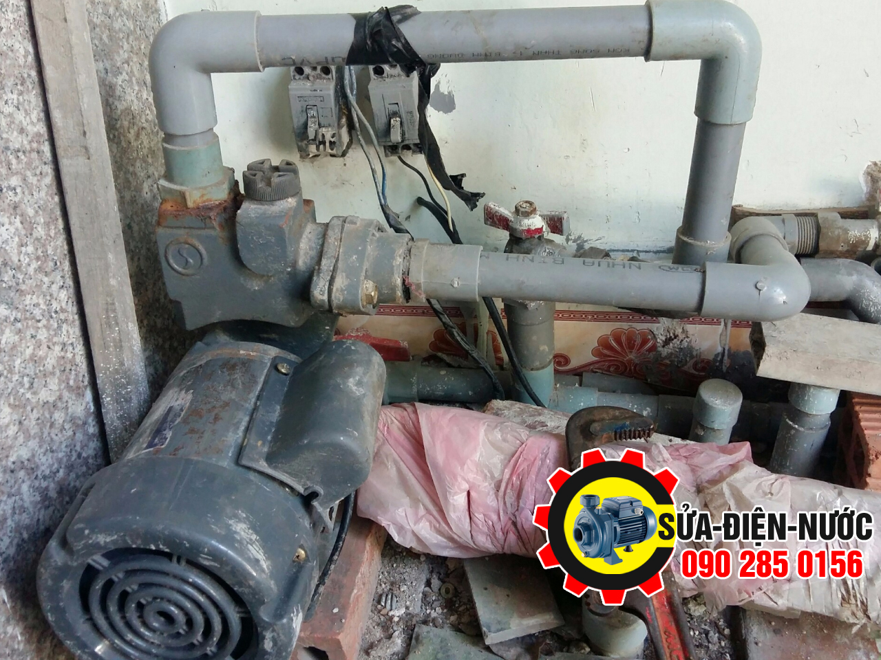 Thợ Sửa máy bơm nước tại nhà Hóc Môn Gọi 0902 850 156