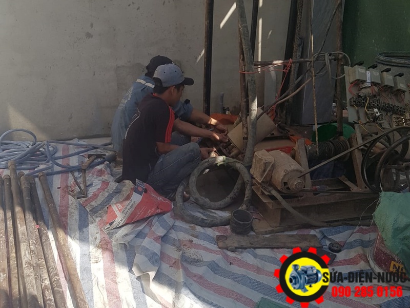 Sửa giếng khoan bị hụt nước quận 12